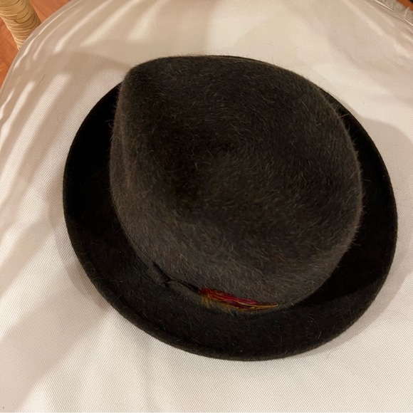 Vintage Mens Wool Fedora Hat - Picture 9 of 15